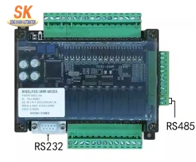 Board PLC Mitsubishi FX3U-24MR-6AD2DA