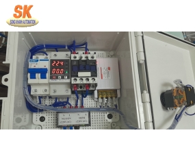 Tủ điều khiển bơm từ xa ( có BV thấp áp, cao áp, quá dòng)