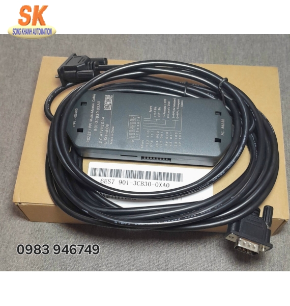 Cáp lập trình PC-PPI+ 6ES7901-3CB30-0XA0 cho PLC Siemens S7-200