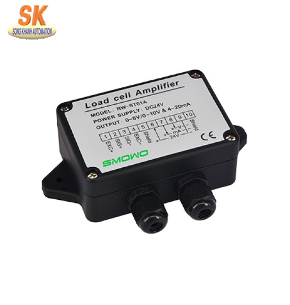Bộ chuyển đổi tín hiệu loadcell sang analog 4-20mA, 0-10V, 0-5V RW-ST01A