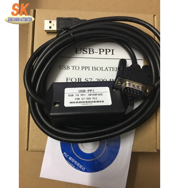 Cáp lập trình PLC Siemens USB-PPI