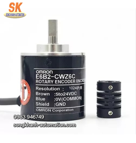 Bộ mã hoá vòng quay Encoder Omron E6B2-CWZ6C 1024P/R