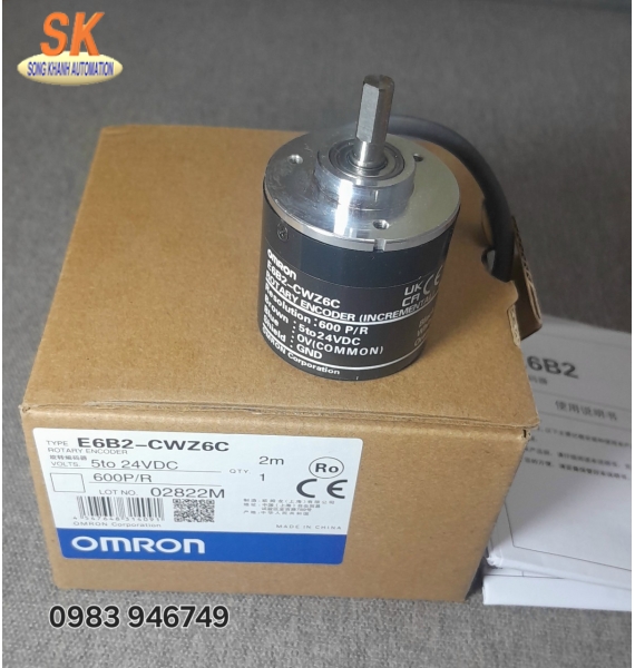 Bộ mã hoá vòng quay Encoder Omron E6B2-CWZ6C 600P/R