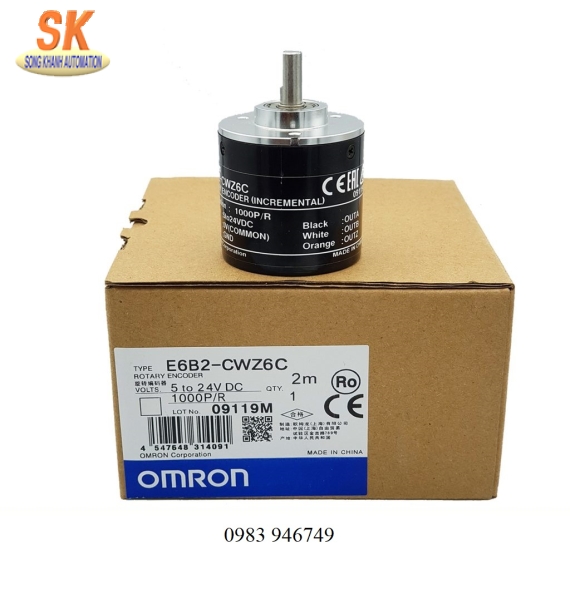 Bộ mã hoá vòng quay Encoder Omron E6B2-CWZ6C 1000P/R