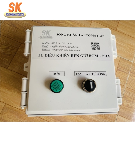 Tủ Điều Khiển Bơm hẹn giờ thời gian thực