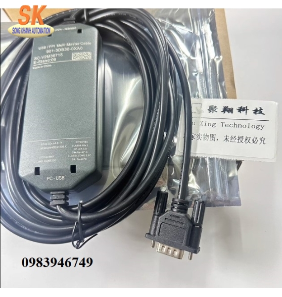 Cáp lập trình 6ES7901-3DB30-0XA0/ USB-PPI+  cho PLC Siemens S7-200, Smart200