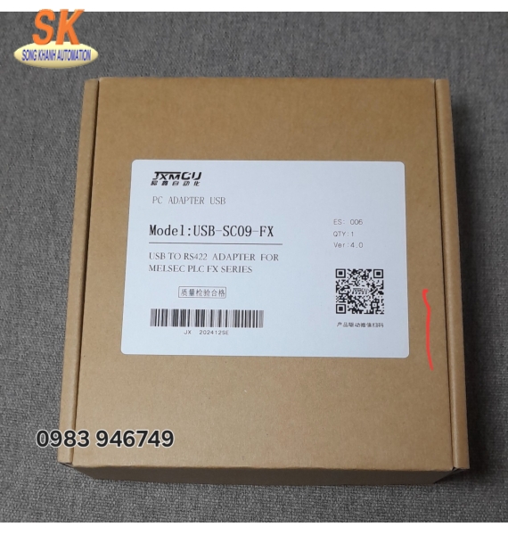 Cáp lập trình PLC Mitsubishi USB-SC09-FX
