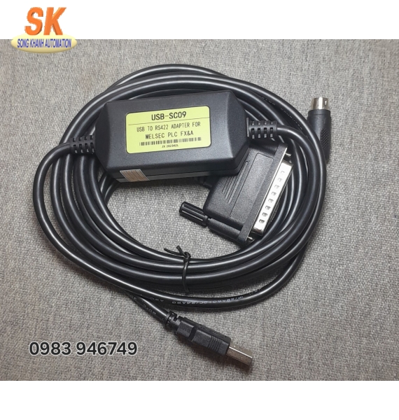 Cáp lập trình PLC Mitsubishi USB-SC09